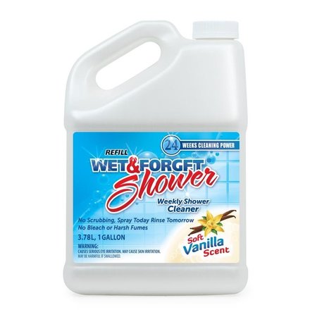 WET & FORGET Vanilla Scent Shower Cleaner 1 gal Liquid 801128